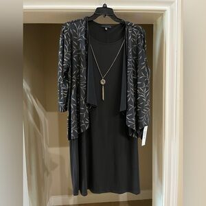 NWT Black Tiana B. Cocktail Dress Sz 16W